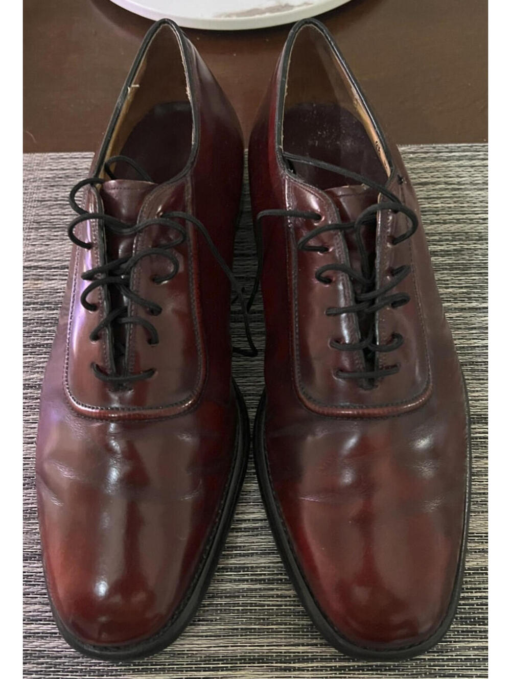 Johnston Murphy Aristocraft Shoes 9.5 D Burgundy Captoe